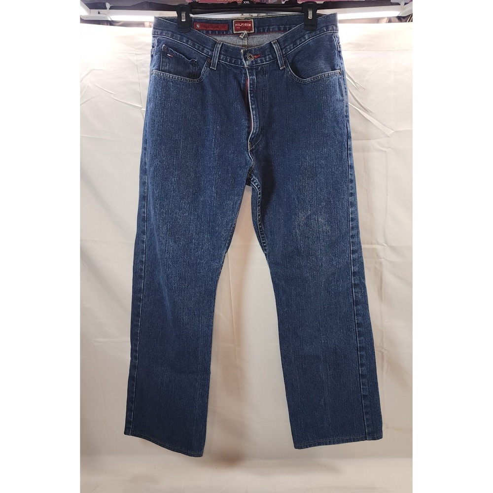 Tommy Hilfiger Vintage Jeans Y2K‎ Baggy Freedom Fit Size 32x30 Medium Wash
